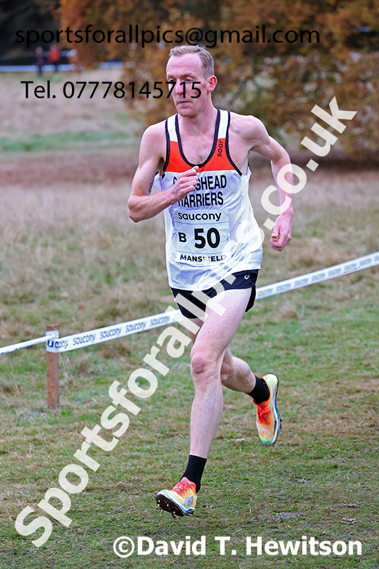 Senior Mens 2024 National Cross Country Relays, Berry Hill Park, Mansfield.   Photo: David T. Hewitson/Sports for All Pics